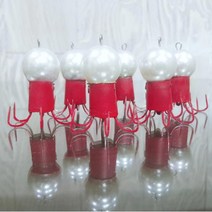 [목마켓]UST 쭈꾸미애자 킬러 쭈꾸미볼 진주레드 갑오징어 문어 6개입