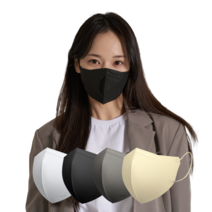맘편히마스크 KF94 새부리형마스크 국산마스크 화이트 블랙 중형 소형 100매, KF94 소형 베이지 100매