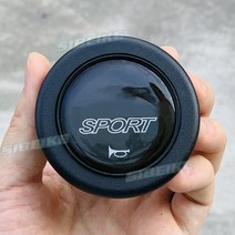 레이실휠 컨트롤러 범용 변형 자동차 스타일링 레이싱 핸들 경적 버튼 JDM 스위치 푸시 커버, 한개옵션1, 01 black SU--KI