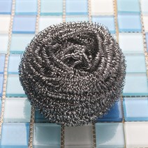 데이리빙 1P 롯데 이라이프 스텐수세미 국내산수세미 9X9 탄냄비닦기 찌든때수세미