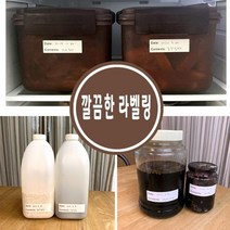 [모비딕컴퍼니] 라벨기 라벨테이프 품목스티커 사무실견출지 필름견출지 보호이름스티커, 잇★ 주방 냉장고 식품라벨스티커 125매 스티커, [좋아요]