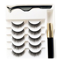 자석 속눈썹 셀프 연장 세트, 수량 개, 슬림 - 다섯 쌍 [약 11mm]