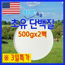 The큰나무 미국 초유 mbp 단백질 분말, 2팩, 500g