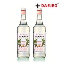 모닌 퓨어 케인슈거 시럽1L X 2병 설탕시럽, 상세페이지 참조