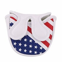 Craftsman Golf 스타즈 앤 스트라이프 USA 국기 퍼터 커버 센터 샤프트, For Center Shaft USA