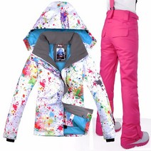 승마레슨 승마바지 Gsou snow-고품질 여성 자켓 스키복 캠프 승마 스포츠 방수 방풍 스노우보드 + 바지, 08 Q2_01 XS