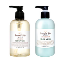 뷰티풀스킨 복합성두피용 알로에 베라 샴푸 240ml + 컨디셔너 240ml 세트, 6세트