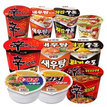 농심 컵라면 40종 골라담기 육개장사발면/신라면/짜파게티범벅 육개장 사발면 86g 235893, 01 육개장사발면