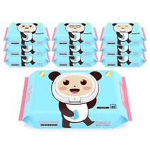 달곰이 저자극 아기물티슈 데일리 플레인 캡형 10팩, 1세트