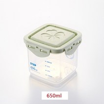 스파게티냄비 냄비물빠짐기구 냄비부자재 식품 저장 용기 항아리 주방 스파게티 보관 상자 주방 악세사리 컨테이너 홈 조직 정원, 650ml 그린