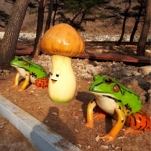 실외 야외 공원 조형물 FRP 동물 캐릭터 포토존 조형물 제작 업체 헤파이스토스웍스, 요청 디자인 가능