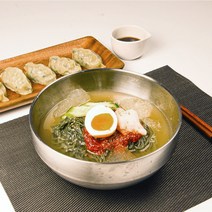 산채 물 비빔 냉면 10인분 세트 곰취 곤드레 취나물, 곰취 비빔냉면(면10인분+육수3인분+양념장), 찐교자만두