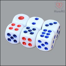 술자리게임 매끈한 표면 보드게임 플라스틱 주사위 6P 주사위게임