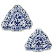 체코 쯔비벨무스터 오리지널 명품 긴접시 과일 손잡이 디저트 인테리어접시, 중, 1개