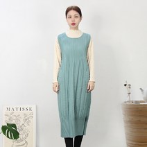 마담플리츠 노팅힐 일자 누빔 플리츠 원피스 이세이 주름옷 패딩