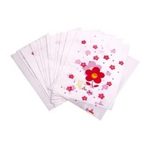 비닐 포장 장바구니 손잡이 쇼핑백 기념품 실버 선물 쇼핑백 50P