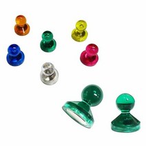 사무용 컬러 미니 자석홀더 1통 100개입 메모자석 고정자석 미니, 단품, 상세페이지 참조