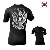 군헌터 쿨론 독수리 검정 반팔 아미 밀리터리 티셔츠