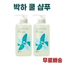 NEW) 청미정 샴푸 I 청미정 박하 쿨 샴푸 500ml I 시원한 샴푸 I + 샘플증정, [청미정] 박하 쿨 샴푸 x 2개
