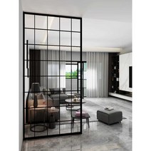 파티션 가리개 가벽 인테리어 칸막이 가림판 사무실, C 타입 폭120cm 높이220cm+커튼봉