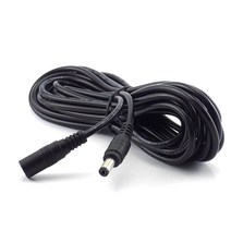 암수 플러그 CCTV DC 전원 케이블 연장 코드 어댑터 카메라 코드용 12V 55mm x 21mm, 4.3m