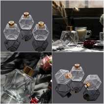 3P 큐브형 디퓨저 유리병 공병 용기 꽃병 200ML 홈가드닝 디퓨져선물