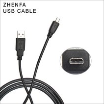 Zhenfa USB 케이블 PENTAX 카메라 Optio H90 L20 L50 I10 M10 M20 M30 M4 M50 M60 MX RS1000 WG-1 WG-2 WG2, 한개옵션0