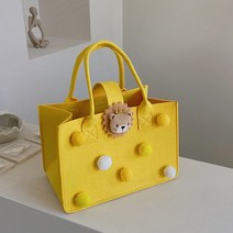 레드 펠트 백 만화 선물 가방