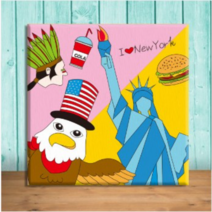 [유니아트]유화그리기DIY세트/아이러브뉴욕