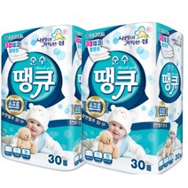 순수 땡큐3겹 데코 엠보싱 화장지 소프트 18m 30롤 2팩 (총 60롤), 2개