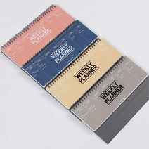 주간플래너 데스크스케줄러 탁상형플래너 5개 공부노트 회원관리