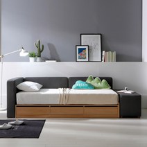 베디스 글로시 수납형 쇼파베드 미니침대 싱글침대, 018-2 7존독립 매트리스