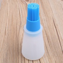 아타고그리들 캠핑무쇠 코팅숯불그릴 화덕 볼케이노 솥뚜껑불판 1 pcs 휴대용 실리콘 오일 병 브러시 그릴 오일 브러쉬 액체 오일 과자 주방 베이킹 바베큐 도구 주방 도구 바베큐, 푸른