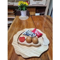 에셀나무 목공체험 우드 접시 동 diy kit 반제품