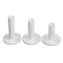 Scott Edward 골프 연습 티 3/4/6 피스 포장 자석 티 및 고무 티 실내, 3 count white rubber tee
