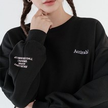 [제작] 데이주 루즈핏 자수 맨투맨 67359 빅사이즈 여성의류