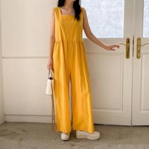 바보사랑 여자 비치룩 방콕룩 셔링 민소매 점프수트.옷자락(무료배송)