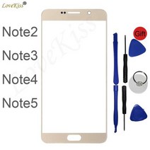 휴비나인 스마트폰터치패널 삼성 갤럭시 노트 2 3 4 5 N7100 N9000 N910 N920 Note4 Note5 터치 스크린 센서 전면 패널 디지타이저 유리 TP 교체 Sam, 없음, Note 5 Gold