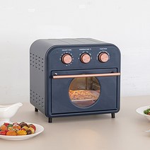 리쿡 대용량 에어프라이어 오븐형 에어후라이기 15L, 블루
