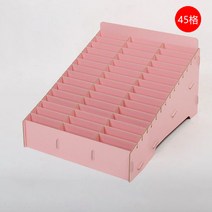 명함 객실 호텔 카드 키 수납 분류 정리 보관함 모텔 카드키 수납 정리함 선반 핸드폰 쿠폰, 45 핑크