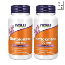 나우푸드 나토키나제 낫토키나제 팔순선물 100mg 120베지캡슐 2통, 본품