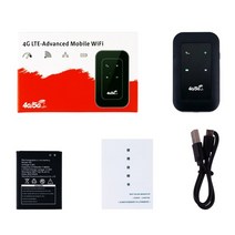 유심 라우터 포켓 와이파이 자동차 무선 충전식 캠핑용 4g lte 리피터 모바일 핫스팟, 유럽 ​​연합 아시아 블랙
