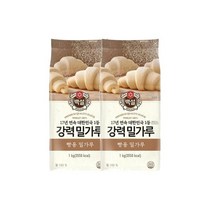 CJ 제과제빵 백설 강력 밀가루 칼국수 식빵 빵만들기 1kg 2개 1세트, 8세트