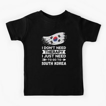 대한민국 바케이 키즈 티셔츠 태극기 아동용 반팔 티셔츠