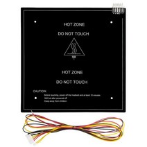 [해외] 235*235*3.0MM 3D 프린터 부품 블랙 MK3 24V 220W HOTBED 알루미늄 플랫폼 온수 침 3D 프린터 침에 한 1M 케이블, 1set Black