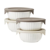 락앤락 바로한끼 도자기 밥용기, 4세트, 450ml