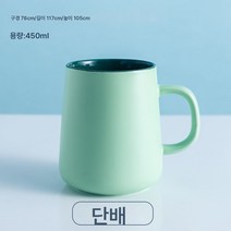 Z3JC 뚜껑 스푼 커플 선물세트 머그컵, 민트컵-싱글컵