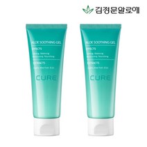 김정문알로에 [김정문알로에] 큐어 알로에 수딩젤 100ml 2개