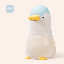 자동 오리 손세정기 핸드워시 주방세제 디스펜서 세제 호텔 욕실 손 물비누 손세정제 세정기, 펭귄블루(베어머신)