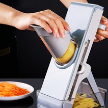 퍼스트레인 다용도 3IN1 슬라이서 편칼 야채 과일 고기 가정용 만능 채칼 세트, 그레이